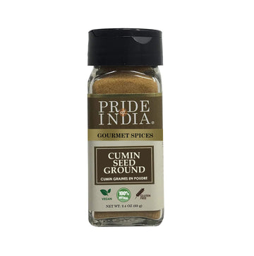 Pride of India - Cumin Seed Ground - Traditional Indian Spice - Seasoning spice for Curries/Lentils/Chicken/Meat - Easy to Use -