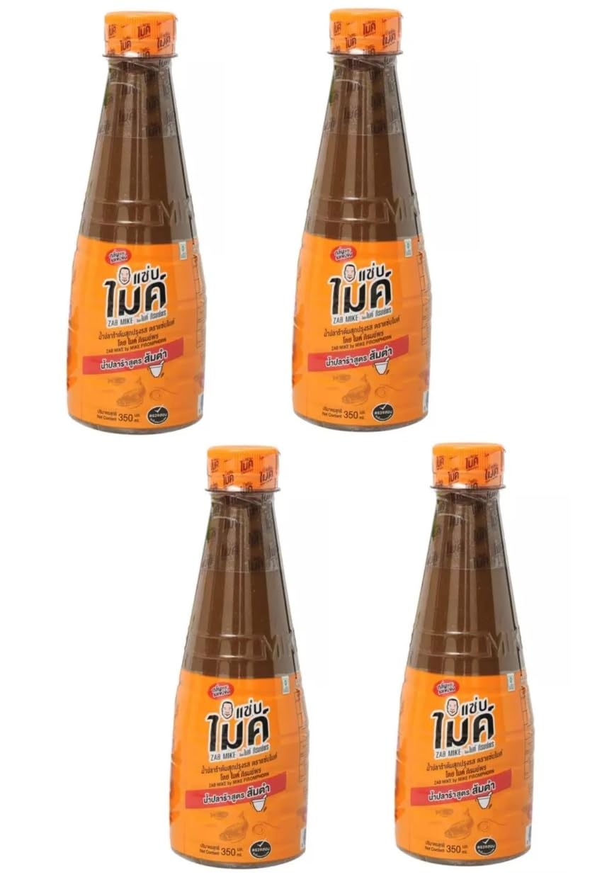 AquaNation Listing For ZAB MIKE PASTEURIZED THAI FERMENTED FISH SAUCE, PAPAYA-SALAD FORMULA (SOM-TUM) Pack of 4