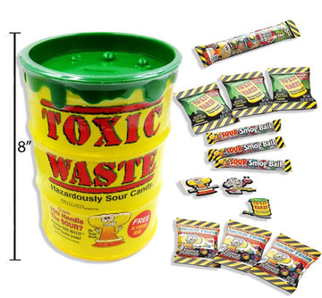 Toxic Waste Sour Candy & Coin Bank | 3.95Oz