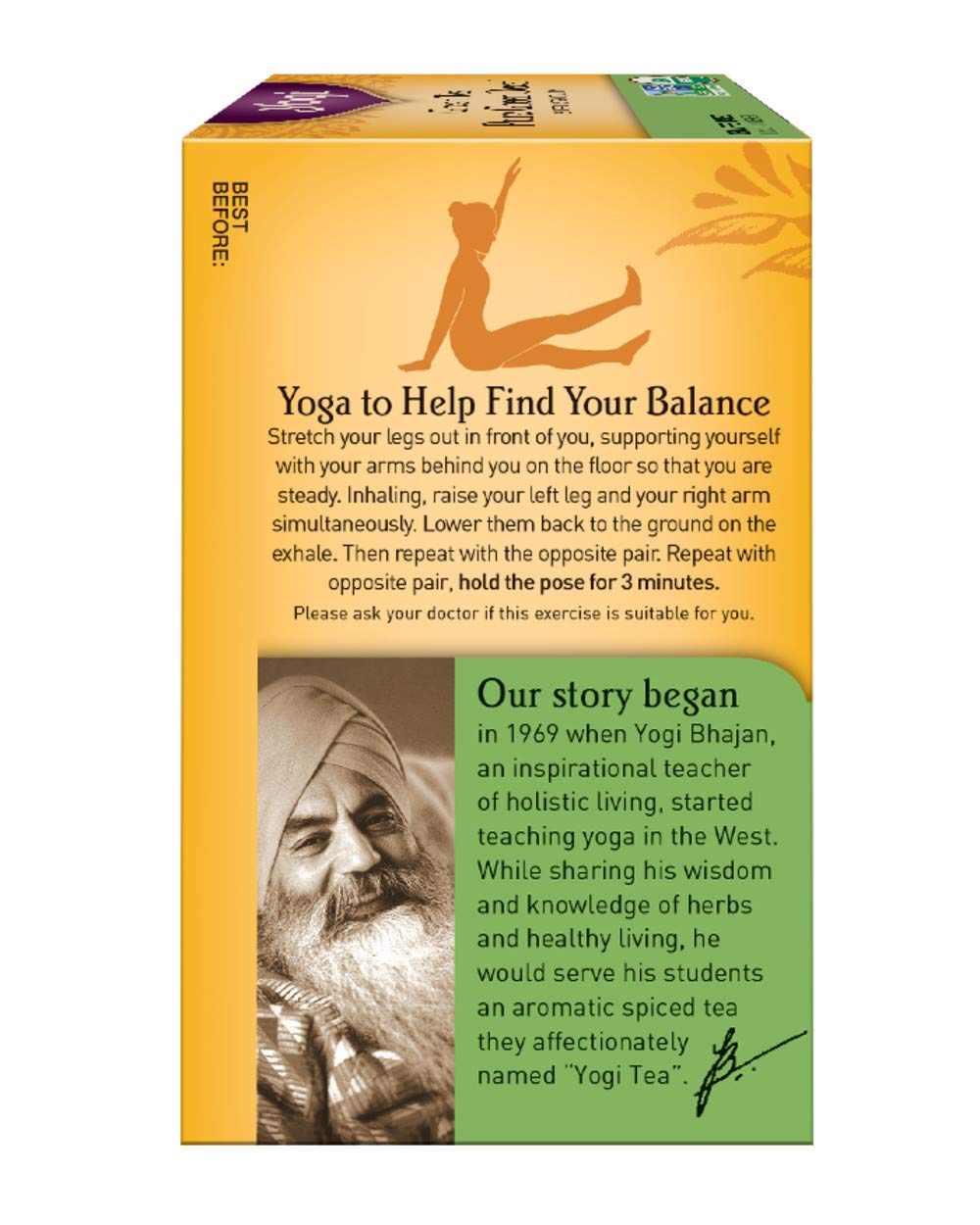 Yogi Tea, Green Tea Pure Green Decaf, 1.09 Ounce