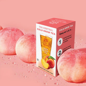 Life Plus Style Gourmet Tea Central Peach Black Tea Organic Ceylon Black Tea Refreshing Tea Beverages Natural Flavored Cold Brew