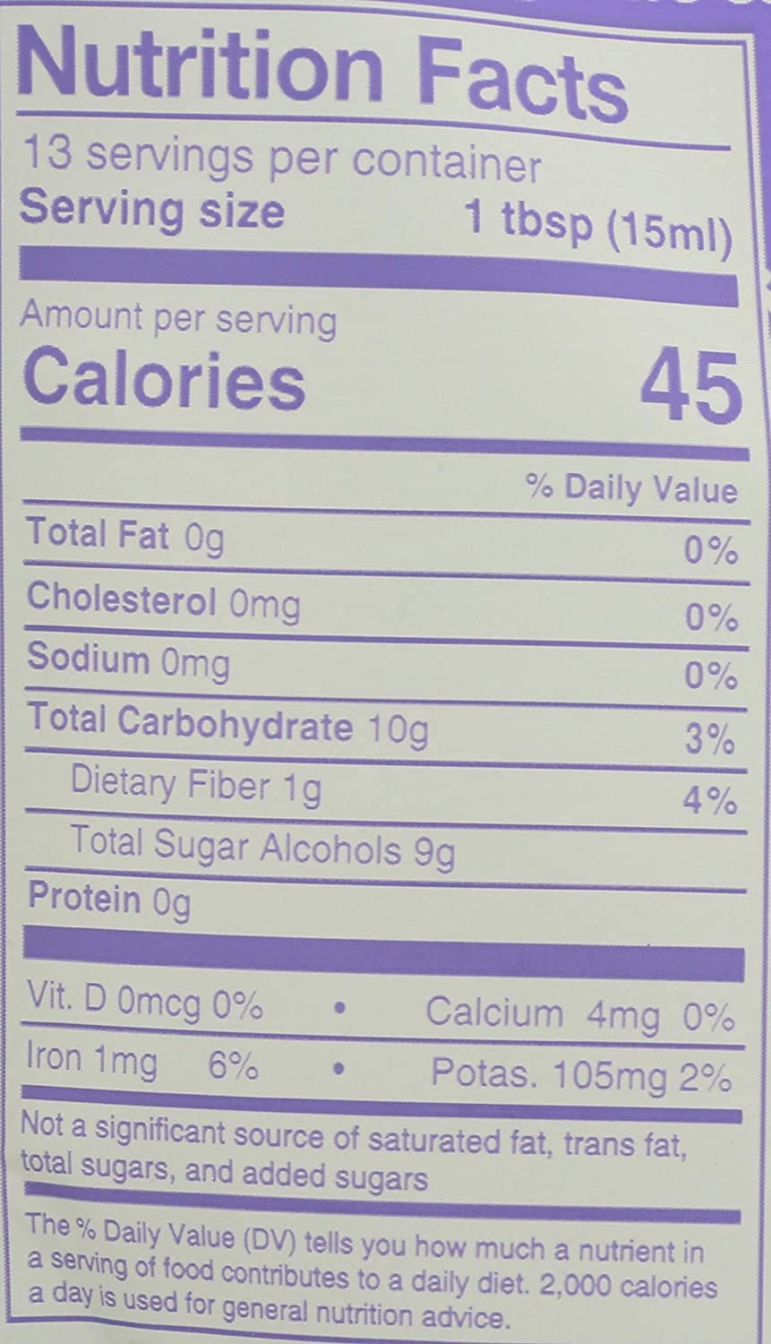 Nunaturals Nustevia Pourable Chocolate Syrup Pouch, 6.6 Fz