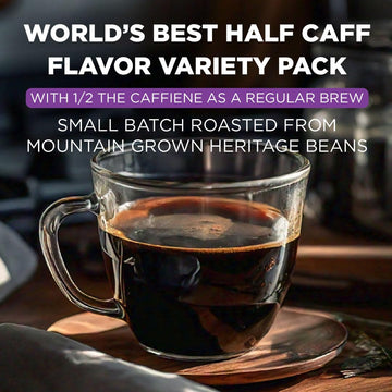 Maud'S Half Caff Coffee Pods Variety Pack, 48 Ct | 6 Assorted Coffee Flavors | 100% Arabica Roasted Coffee | Solar Energy Produc