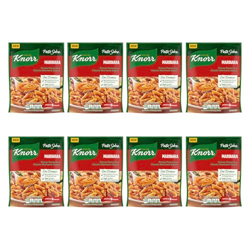 Knorr Pasta Sides Marinara Pasta 8 Ct For A Delicious + Quick Side Dish, With No Artificial Flavors Or Preservatives, 4.4 Oz
