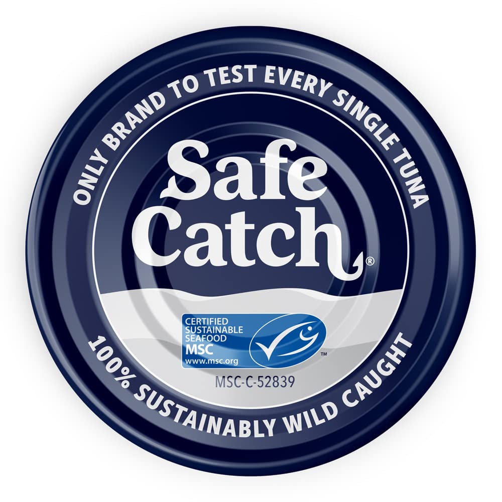 Safe Catch Wild Albacore Tuna Canned Low Mercury Can Tuna Fish Steak Gluten-Free Keto Food Non-Gmo Kosher Paleo-Friendly High Pr