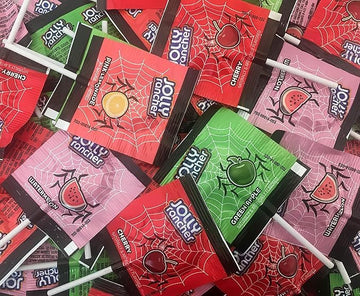 Bulk Lollipops. jolly Assorted Fruit Flavors Flat Round Pops Suckers - Variety Pack - Watermelon, Pink Lemonade, Green Apple, Ch