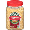 RiceSelect Orzo Pasta, Non-GMO, 26.5 oz (Pack of 4 Jars)