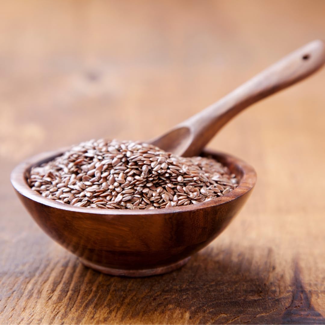 Granaroma Brown Flax Seeds, Baking, Egg Replacement, Linseeds (11.2 Ounce)