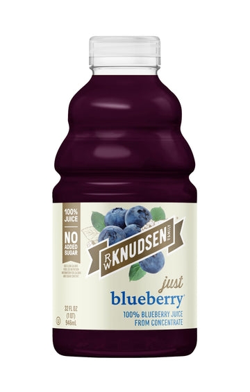 R.W. Knudsen Just Blueberry Juice, 32 fl oz (Pack of 1)