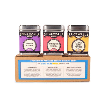 Spicewalla Masala Indian Spice 3 Pack | Garam Masala, Madras Curry Powder, Tandoori Masala | Non-GMO, No MSG, Gift Set