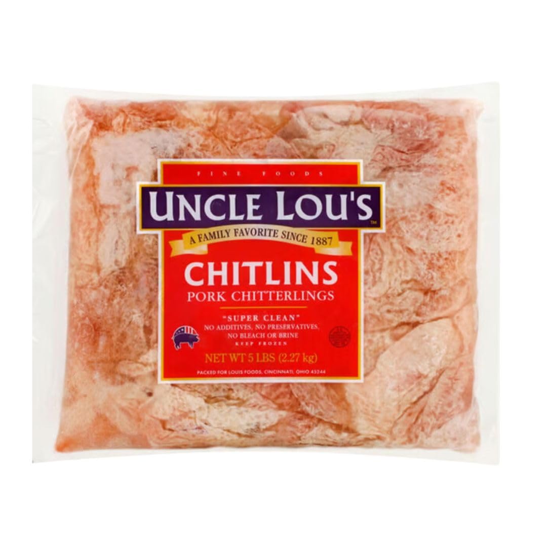 Uncle Lou's Super Clean Pork Chitlins, 5lb (4)