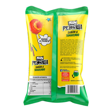 Pelon Pelo Rico Tamarind with Mango Lollipops, 18 Count, 0.81 oz - Sweet and Tangy Treats, Perfect for Parties and Snacks