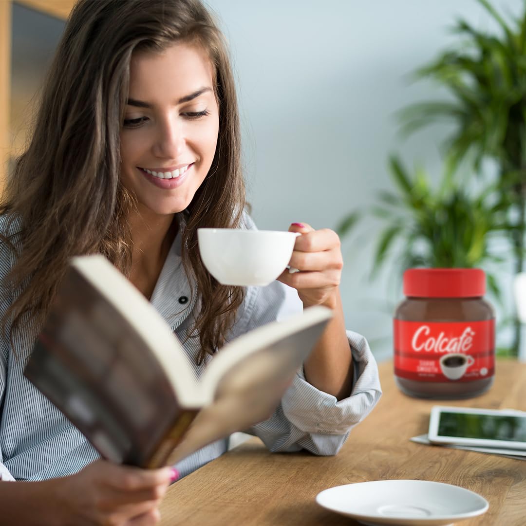Colcaf   Classic Instant Coffee Jar| Unique Taste & Aroma | Ready in Seconds | 100% Colombian Coffee | 6 Ounce (Pack of 4)