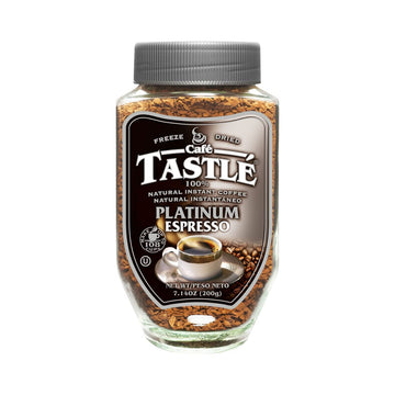 Cafe Tastle Platinum Espresso Freeze Dried Instant Coffee, 7.14 Ounce