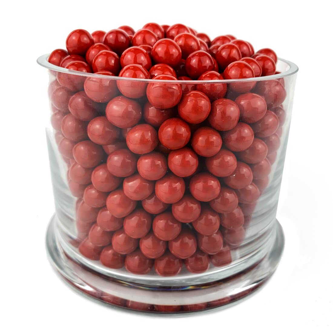 Color It Candy Red Sixlets 2 Lb Bag - Perfect For Table Centerpieces, Weddings, Birthdays, Candy Buffets, & Party Favors.