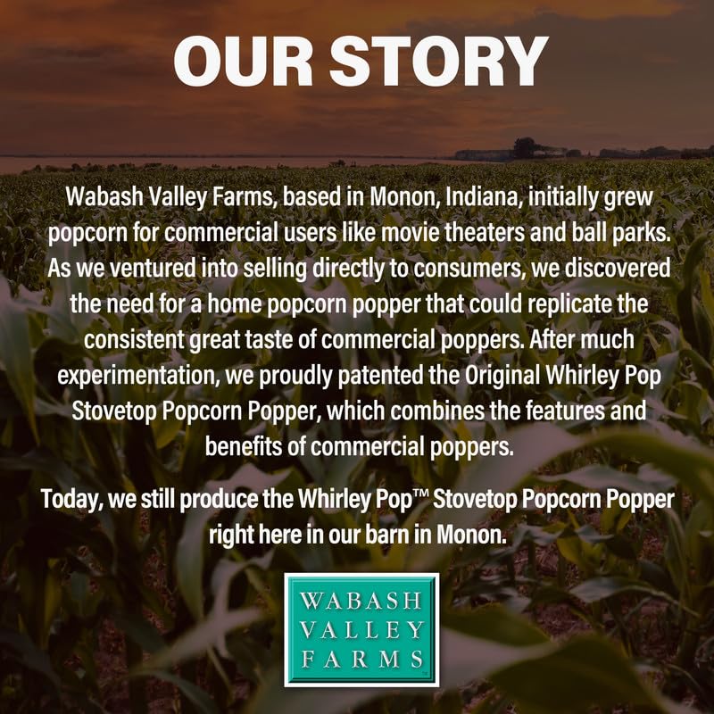 Wabash Valley Farms Popcorn Kernels - Sweet Baby Blue Kernels, Non-Gmo Popping Corn (6 Lb)