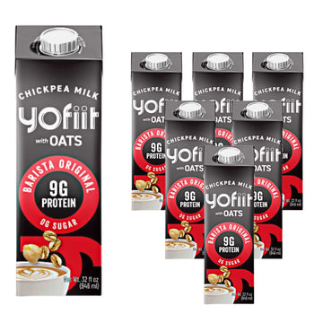 Great Tasting, Frothy, Zero Sugar, Yofiit Barista Blend With Oats Non Dairy Milk Is The High Protein Coffee Vegan Creamer You Wa