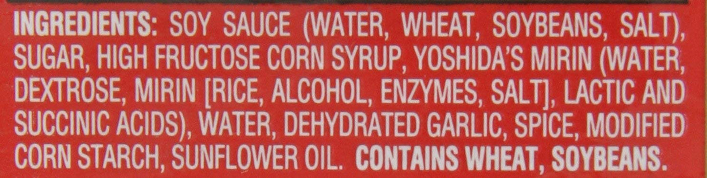 Mr. Yoshidas Gourmet Sauce, 86 Fluid Ounce.