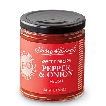 Harry & David Sweet Pepper & Onion Relish (10 Ounces), Sandwich Topping, Burger Condiment, Charcuterie Board
