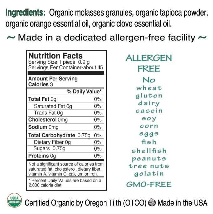 St. Claire'S Organic Herbal Pastilles, (Clove, 27 Ounce Bulk Bag) | Gluten-Free, Vegan, Gmo-Free, Plant-Based, Allergen-Free | M