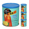 4C Light Powdered Drink Mix Cannisters, Zero Sugar Decaffeinated Iced Tea 3 Pack, 22 Quarts, Family Sized Cannister, Low Calorie