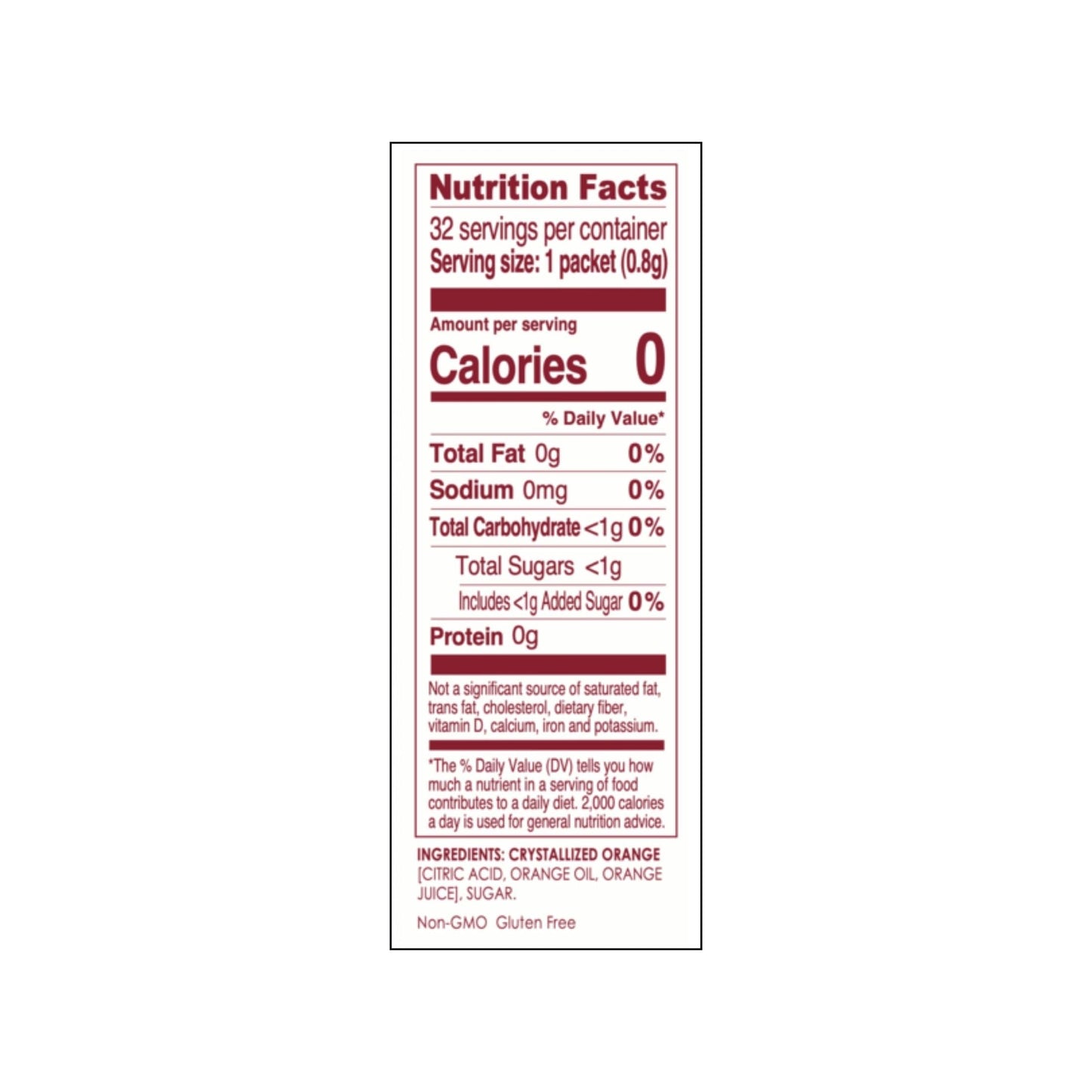 TRUE ORANGE Water Enhancer (32 Packets) | Zero Calorie Water Flavoring | For Water, Bottled Water, Iced Tea & Recipes | Water Fl