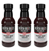 Heath Riles Bbq Sauces, Sweet Bbq Sauce, Pit Master Barbecue Sauce For Meat, Marinades, Dressings, 3 Bottles,16 Oz.