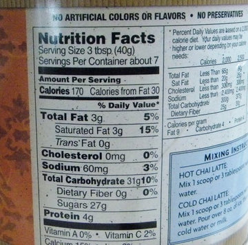 Trader Joe'S Spicy Chai Latte, 10 Ounces (Pack Of 6)