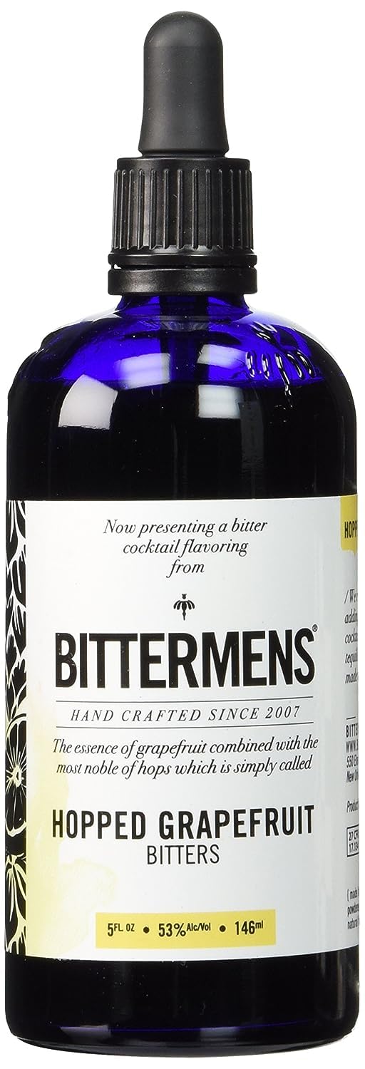 Bittermens Hopped Grapefruit Bitters, 5 Fl Oz - Essence of Grapefruit with Noble Hops