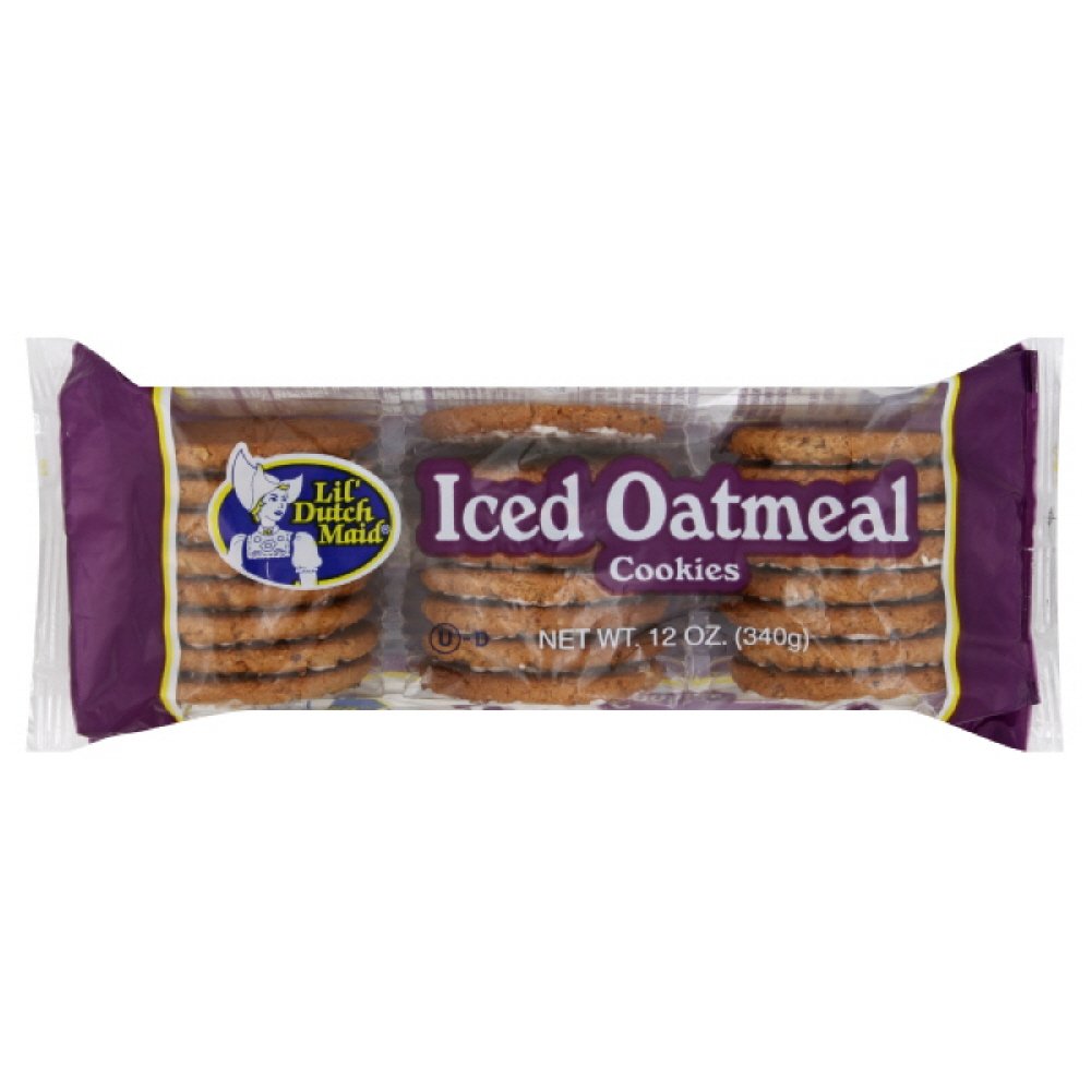 Little Dutch Maid Iced Oatmeal Cookie, 12-ounces (Pack of12)