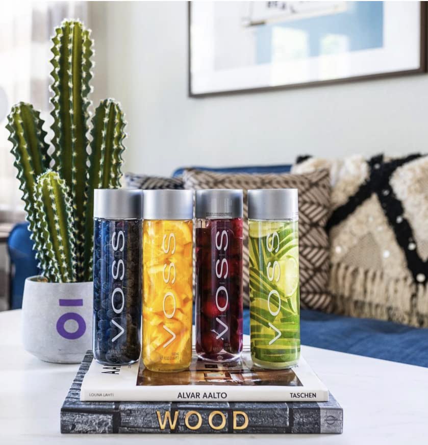 Voss Artesian Still Water From Norway Naturally Pure For A Crisp, Refreshing Taste 375Ml Glass Bottled Water 12.7 Fl Oz (Pack Of