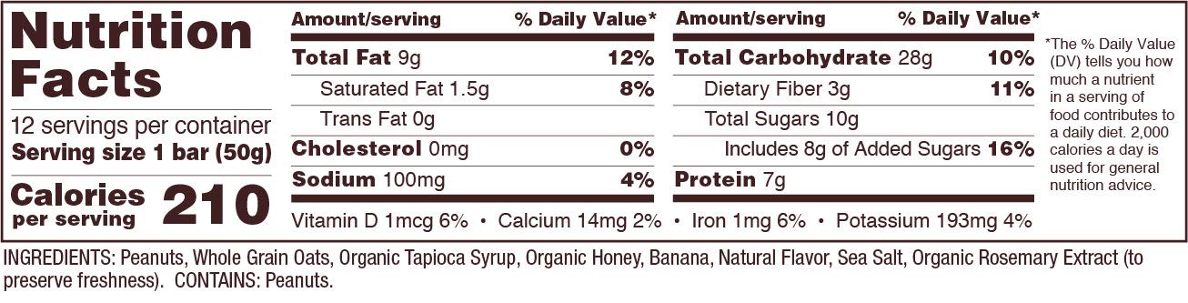 Bob's Red Mill Peanut Butter Banana & Oats Snack Bar - 1.76 Ounce (Pack of 12) - Gluten Free, Non-GMO, Whole Grain