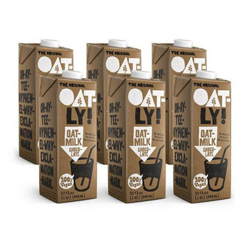 Oatly Chocolate Oatmilk, 32Oz (6 Pack)