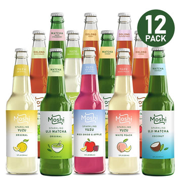 Moshi Sparkling Drinks Variety Pack - 12 Bottles