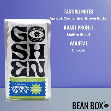 Colombia Fernando Garc A Chiroso - Roasted By Goshen Coffee Roasters - Whole Bean Coffee - 12 Ounce Bag