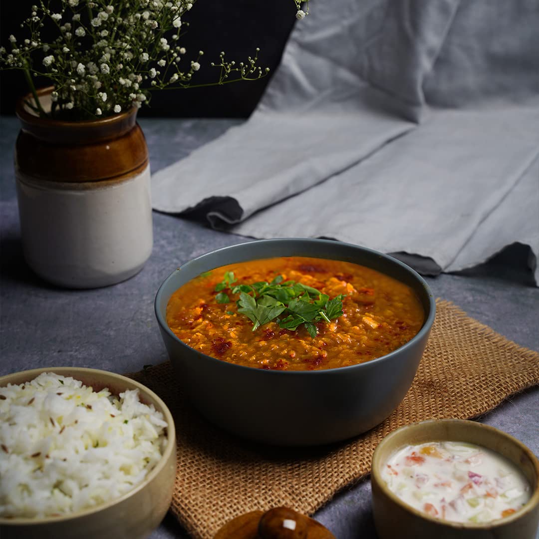 Ashoka Meals 1932, Plant-Based Lentils Curry, All-Natural Ready to Eat Meals, Authentic Dal Tadka, Portable Indian Food, Great f