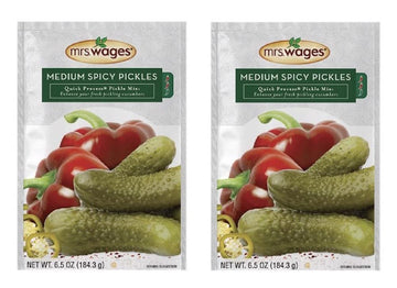 Mrs. Wages Create Spicy Pickles, Medium, 6.5 Ounce
