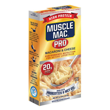 Macaroni And Cheese Carton Made With Probiotics And Mtc Oil 20G High Protein Per Serving Foods Real White Cheddar Cheese By Musc