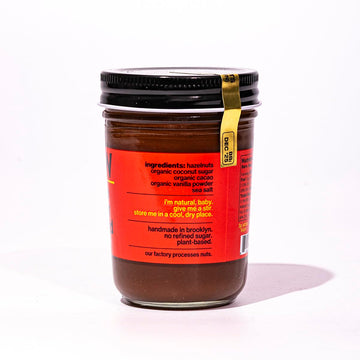 Fine & Raw Hazelnut Butter Spread 8 Ounce - Clean Ingredients, Vegan, And Organic Hazelnut Spread (Dark Chocolate Hazelnut)