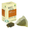 MAEDA-EN NAKED GREEN Organic Genmai-cha with Matcha 12 Tea Bags Hot or Cold Drink Green Tea Japanese Origin Individually Wrapped