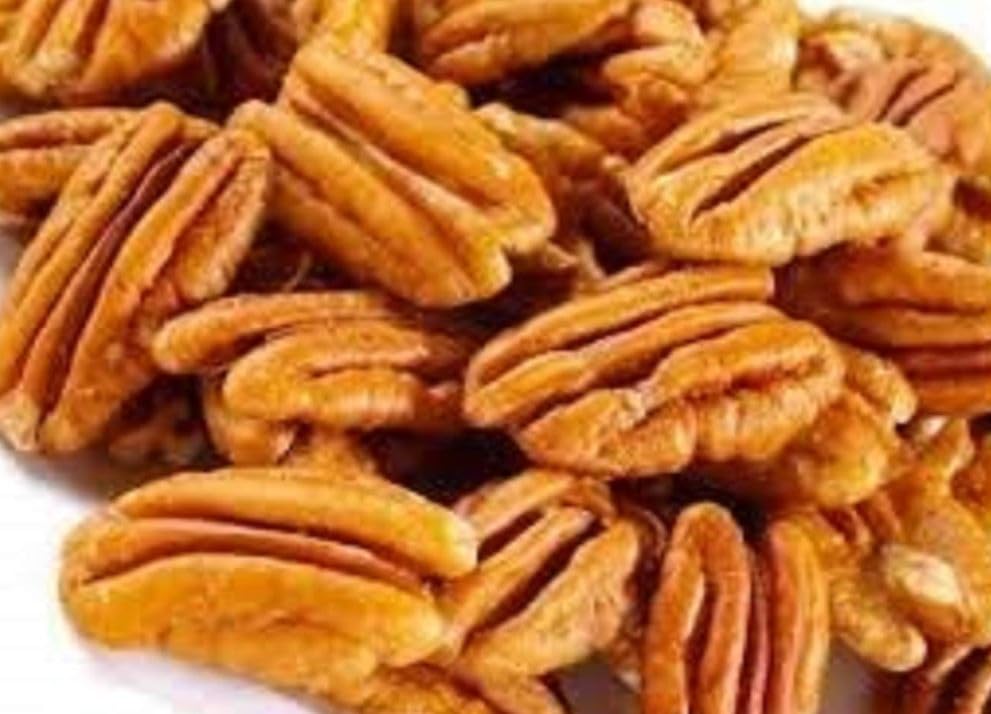 Whole, Shelled & Raw Georgia Pecans By Farm Fresh Unsalted & Handpicked For Freshness| Perfect For Pecan Pie, Cookie, Praline, B