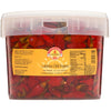Calabrian Chili Peppers, Whole, In Oil, Bulk Foodservice Tub, 98 Oz, All Natural, Non-Gmo, Product Of Italy