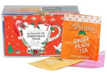 24 Days Of Christmas Advent Tea Calendar Holiday Collection - 24 Individual Bags Of Tea Gift Set