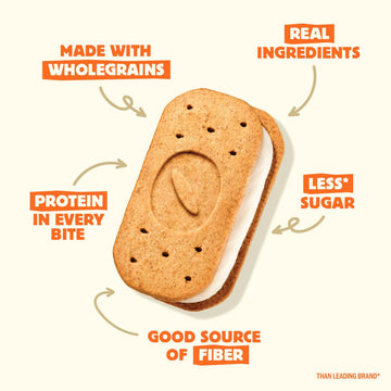 Olyra Vanilla Crme Breakfast Biscuits Healthy Snacks for mature-themeds and Kids Low Sugar Organic Vegan Cookies Office Snacks USDA Certified Non GMO (Pack of 24)