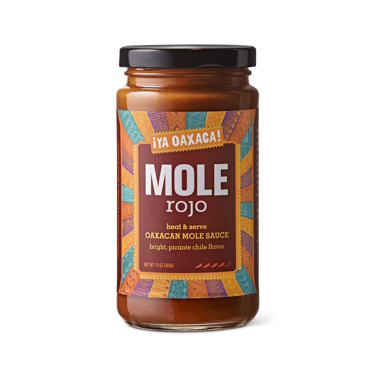 Ya Oaxaca Mole Sauce Rojo - Bold Spice Blend - Vegan & Gluten Free - 12oz