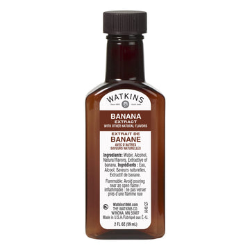 Watkins Banana Extract With Other Natural Flavors, 2 Oz. Bottles, Pack Of 6 (Packaging May Vary)