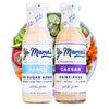 Yo Mama'S Foods Keto Ranch & Caesar Combo Dressing And Dip - Pack Of (2) - Dairy Free, Gluten Free, Low Sodium, And All Natural!