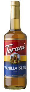 Torani Vanilla Bean Syrup for Drinks, 25.4 Ounce