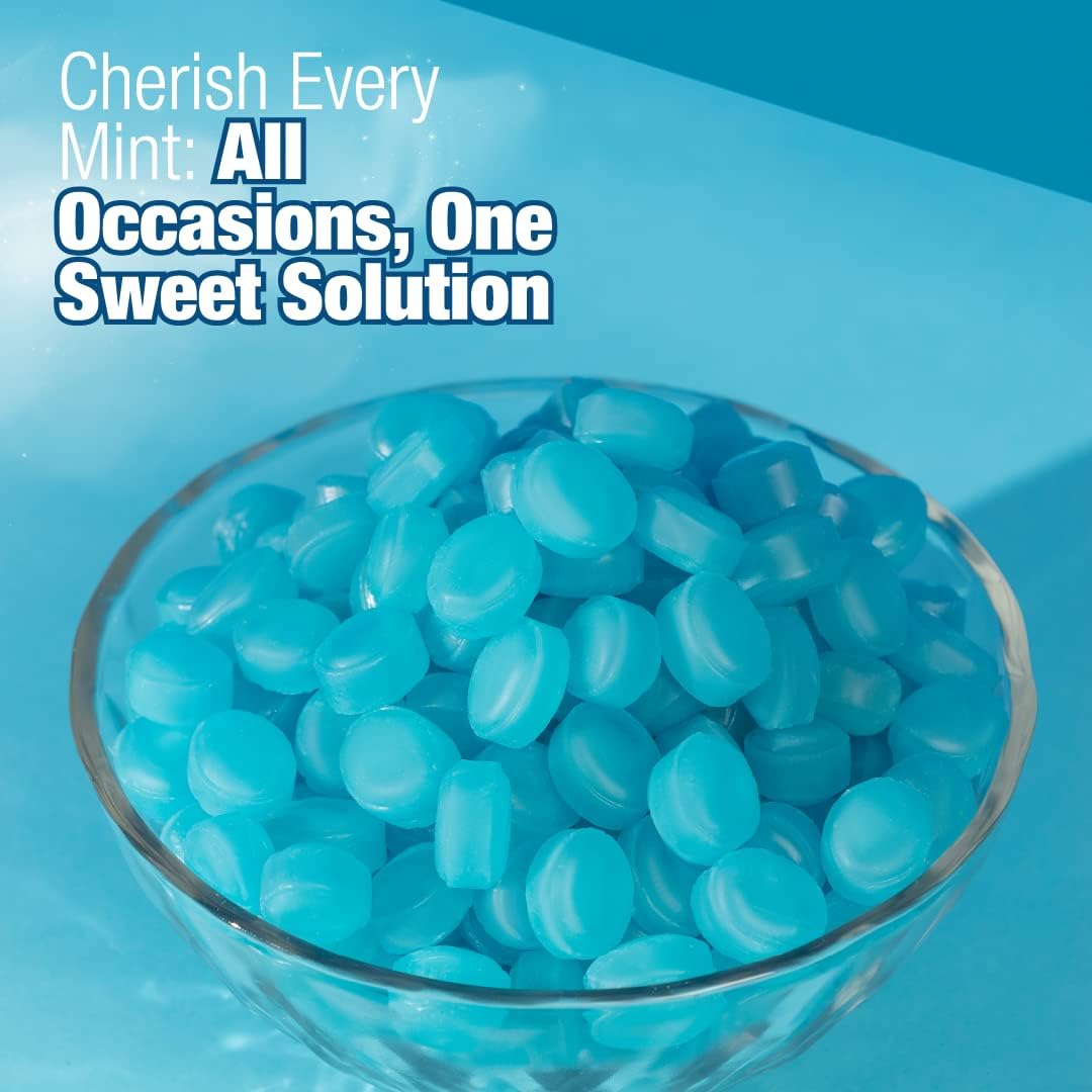 Colombina Delicate Mint Drops, Individually Wrapped Breath Saver Mini Mints, 2.2Lbs (Pack Of 1)