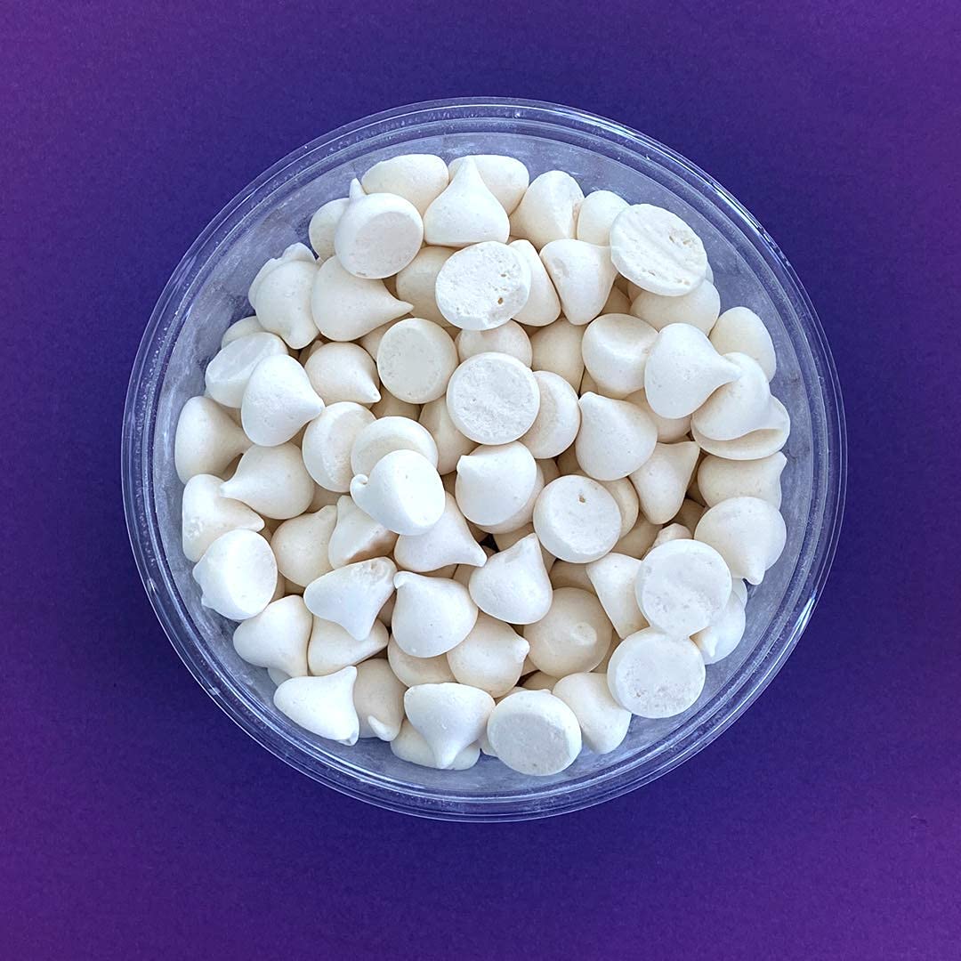 Krunchy Melts Original Meringue Cookies | Vanilla Minis Flavor | Only 90 Calories Per Serving | Fat Free, Gluten Free, Dairy Free (4 Oz)